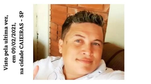 Jovem catingueirense está desaparecido em SP; família pede ajuda para encontrá-lo