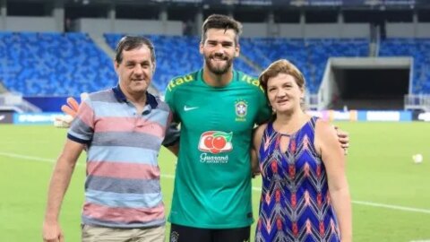 Pai dos goleiros Alisson e Muriel morre após mergulho em barragem no interior do Rio Grande do Sul