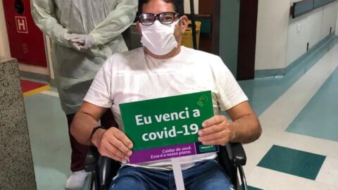 Vice-prefeito de Catingueira, Patrício Fausto recebe alta após se recuperar da covid-19