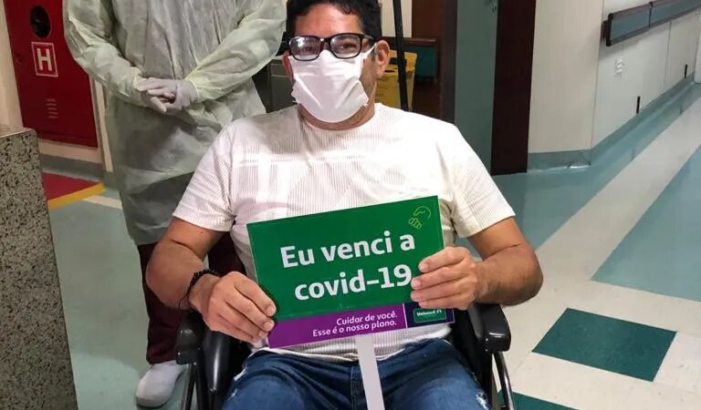 Vice-prefeito de Catingueira, Patrício Fausto recebe alta após se recuperar da covid-19
