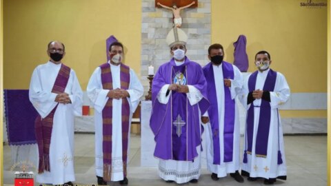Padre Jorge Gomes toma posse como vigário da Paróquia de São Sebastião, em Patos