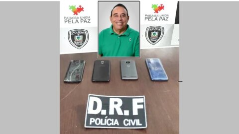 Polícia recupera celulares roubados em assalto ocorrido na fazenda do prefeito de Santa Terezinha, Arimateia Camboim