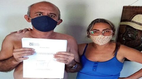 Mulher pede ajuda para tratar câncer de fígado de seu marido, em Santa Terezinha. Veja como colaborar