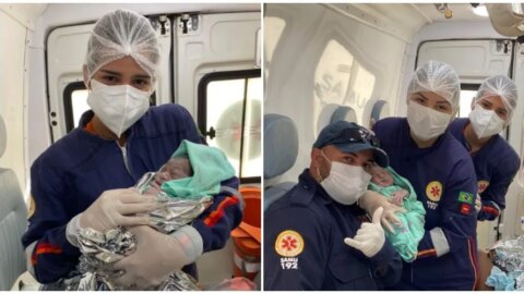 Antes de chegar à Maternidade de Patos, mulher dá à luz dentro da ambulância do SAMU na Serra do Teixeira