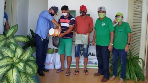 Prefeitura de Emas distribui cerca 2 toneladas de sementes para agricultores