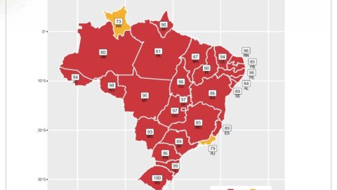 FIOCRUZ: Paraíba passa da zona intermediária para zona crítica da pandemia de Covid-19