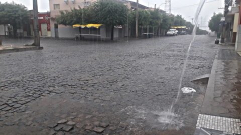Fim de semana é marcado por chuvas em todo Vale do Piancó