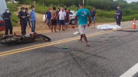 URGENTE: Grave acidente deixa um jovem morto em Catingueira