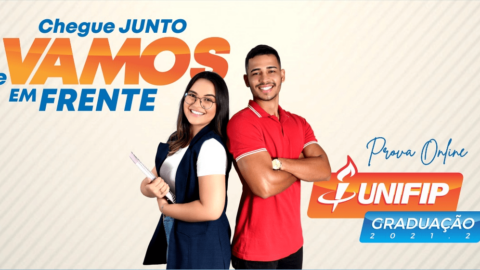 VESTIBULAR UNIFIP 2021.2 É A CHANCE PARA UMA TRAJETÓRIA DE OPORTUNIDADES. CHEGUE JUNTO E VAMOS EM FRENTE!