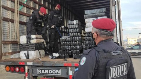 PF e PM interceptam carga com mais de 600 kg de drogas no Sertão