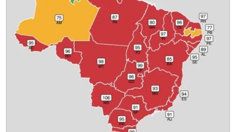 Ocupação de leitos cai para 77% e Paraíba sai do alerta crítico para o médio, segundo boletim da Fiocruz