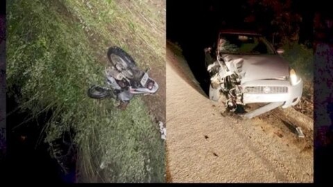 Colisão entre carro e moto deixa um morto e outro ferido no Sertão