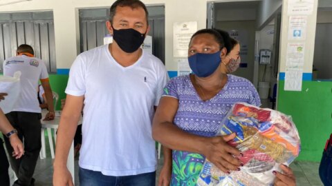 Prefeitura de Catingueira distribuí 250 cestas básicas para a população