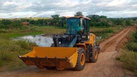 Prefeitura de Catingueira inicia recuperação das estradas nas comunidades rurais