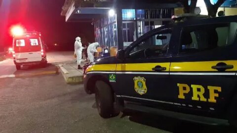 Homem contaminado com COVID-19 é detido pela PRF em táxi quando se deslocava para Patos