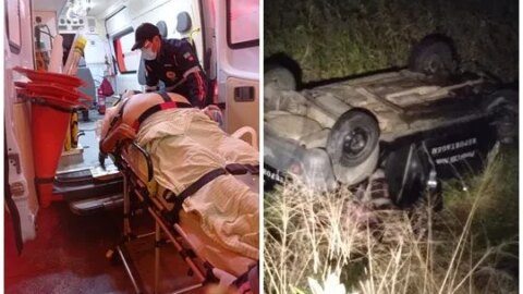 Quatro pessoas ficam feridas após acidente na BR-361 em Piancó