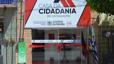 Prefeitura de Catingueira inaugura, em parceria com o Governo do Estado, Casa da Cidadania