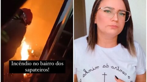 Jovem faz campanha nas redes sociais para ajudar mulher que teve casa incendiada nesta quinta-feira, em Patos