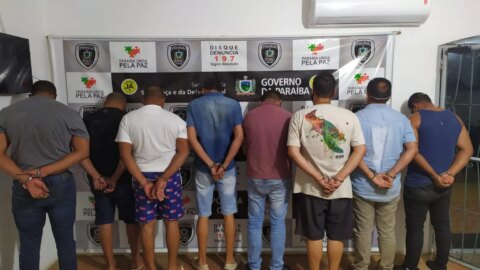 Operação policial prende suspeitos de integrarem organização criminosa que agia na Região Metropolitana de Patos