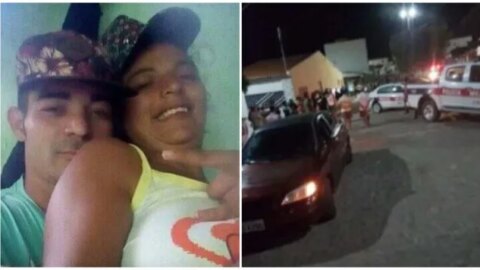 Casal é executado a tiros em plena praça pública em Taperoá na noite deste sábado (31)