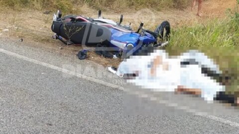 Colisão entre motos deixa dois homens mortos em rodovia, no Vale do Piancó