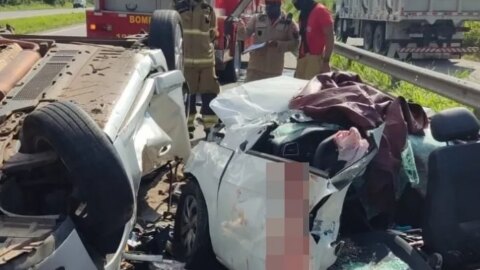Homem morre e quatro pessoas ficam gravemente feridas em acidente envolvendo veículos, na Paraíba