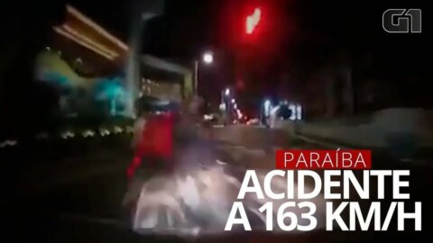VÍDEO: Motorista a 163 km/h atropela e mata motoboy em João Pessoa