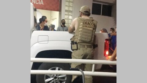 Bandido morre após cerco policial e tiroteio na noite desta quarta-feira (13), em Patos