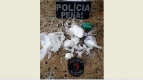 Substância semelhante a cocaína e maconha é interceptada no Presídio em Patos