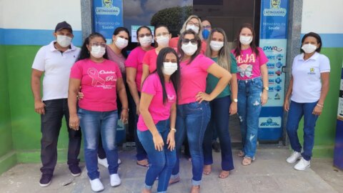Secretaria de Saúde de Catingueira dá início a campanha do Outubro Rosa