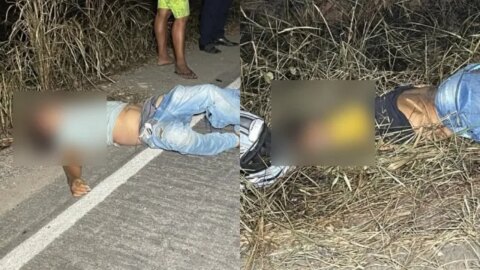 Motociclista e garupa morrem ao bater de frente em caminhão baú, na Paraíba