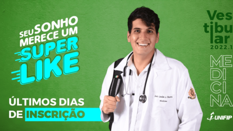 Última chance para fazer o Vestibular de Medicina Unifip. Inscrições se encerram nesta sexta (15)