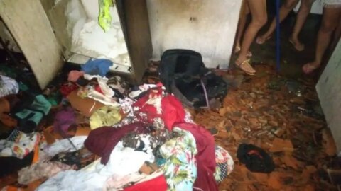 Incêndio destrói casa, e família perde tudo, em Igaracy