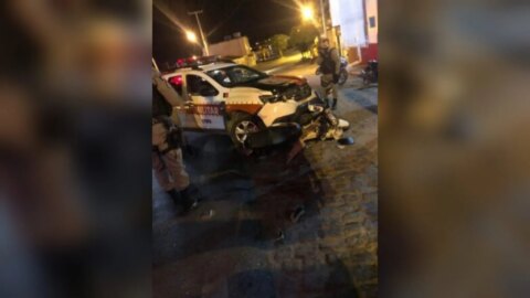 Uma pessoa fica ferida durante perseguição policial na noite desta quinta-feira (04), em Piancó