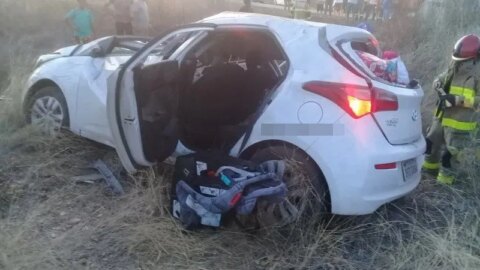 Cinco pessoas ficam feridas após acidente de carro, próximo a Pombal