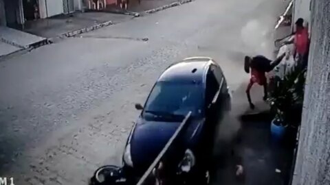 VÍDEO: Motorista com sinais de embriaguez e CNH vencida atropela criança, na Paraíba