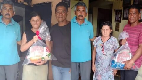 Igrejas Evangélicas se unem e realizam doação de alimentos em Catingueira
