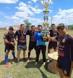 Policiais militares realizam de torneio de futebol no Vale do Piancó