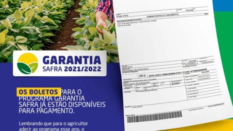 Secretaria de Agricultura inicia entrega dos boletos do Garantia Safra para os produtores rurais