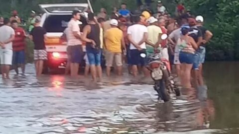 Jovem morre afogado após ficar preso em manilha de rio enquanto tomava banho, na Paraíba