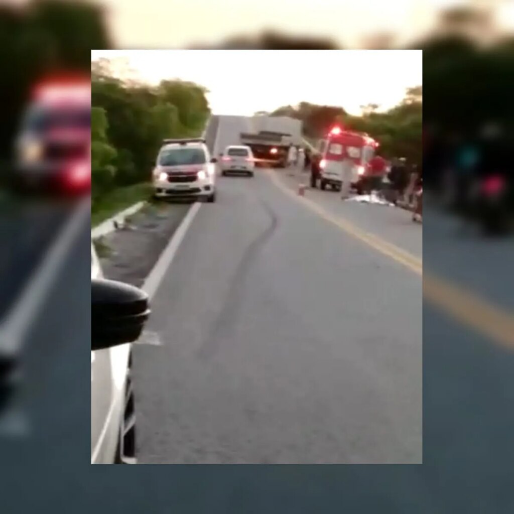 Grave acidente deixa uma pessoa morta na BR-361, próximo a Catingueira