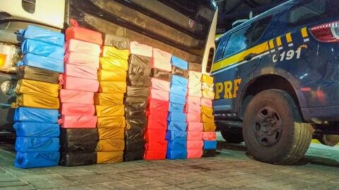 Carregamento de cloridrato de cocaína avaliado em quase R$ 8 milhões é apreendido pela PRF na PB