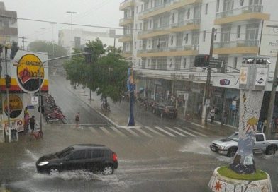 Inmet emite alerta de chuvas fortes e ventos de até 60km/h para Patos, Catingueira, Santa Terezinha e todos os municípios do Vale