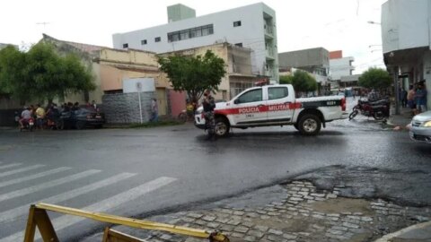 Falso assalto causa tumulto no centro de Patos após alarme de segurança de loja tocar