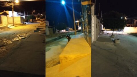 Em Patos, ruas desertas demonstram o sentimento de insegurança da população