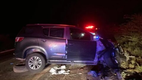 Médico do SAMU Patos fica gravemente ferido em acidente em Santa Luzia