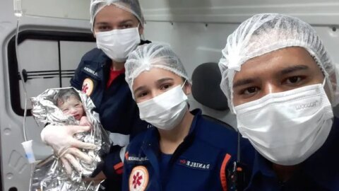 Equipe do SAMU realiza parto dentro de ambulância, no Vale do Piancó