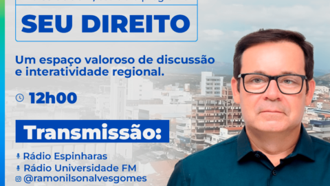 Dr. Ramonilson estreia programa de rádio “Seu Direito” no próximo domingo, 03 de abril
