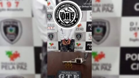 Polícia Civil prende jovem com revólver em Patos