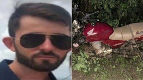 Filho morre nos braços do pai após colidir moto violentamente contra animal, em Pombal
